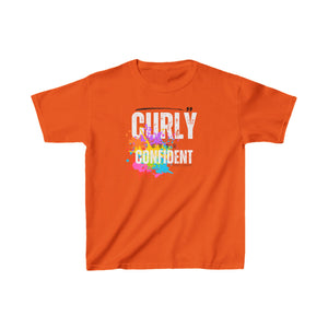 Kids Curly, Cute, Confident Heavy Cotton™ Tee