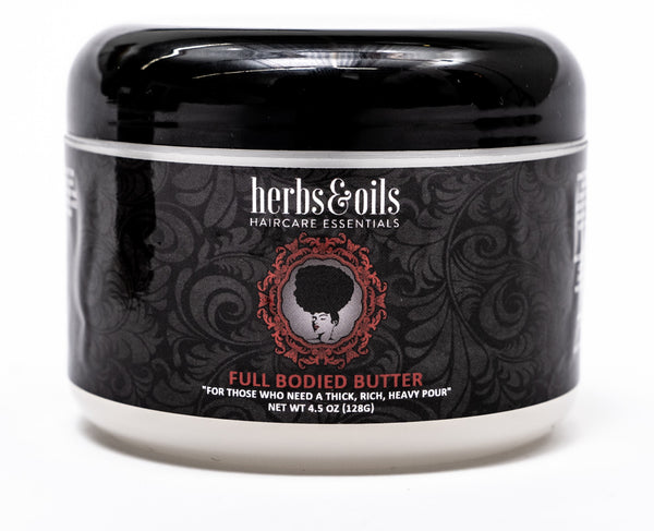 FULL BODIED BUTTER, NATURAL HAIR & BODY MOISTURIZER, for hair, skin, and scalp